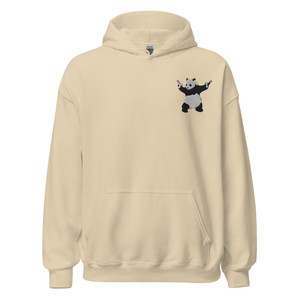 Embroidered Shooting Panda Hoodie Embroidered Shooting Panda Hoodie