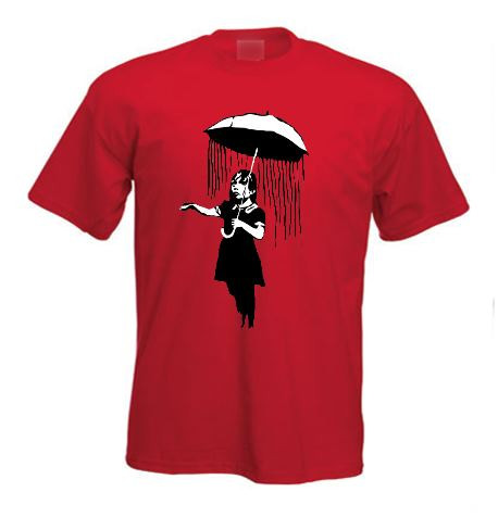 Tribal T-Shirts Maglietta Donna Banksy Tweetie Bird - 100% Cotone - Vestibilità Aderente - Stampata Serigraficamente