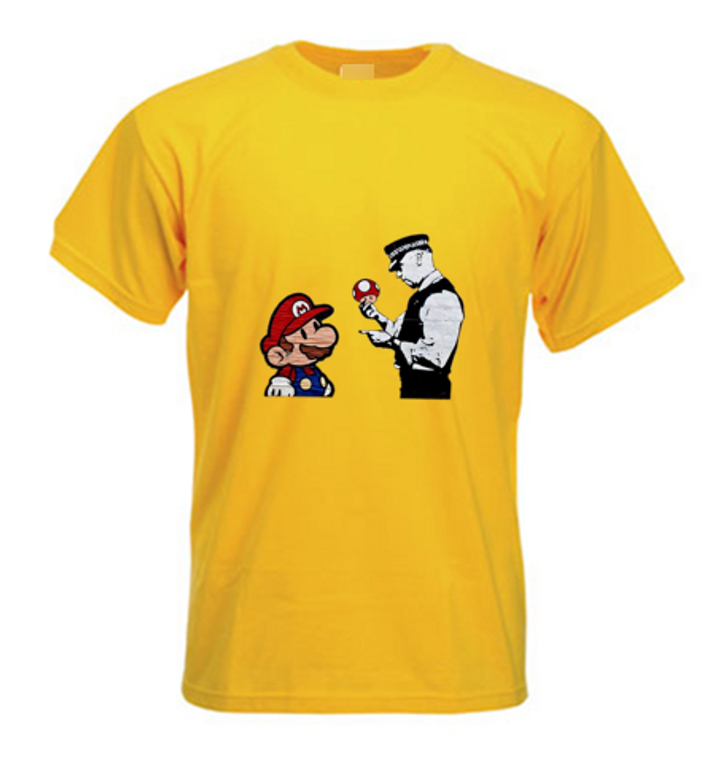 Mario and Police man T Shirt