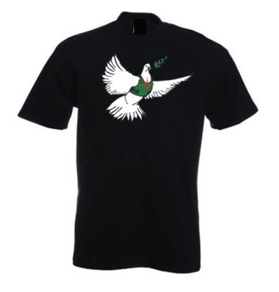 T-shirt Fabrizio De Andrè Banksy Peace (tshirt maglia maglietta bansky