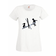 Ladies See Saw of War t shirt