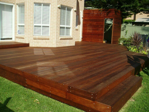 135 x 19 Red Ironbark Decking Standard & Better
