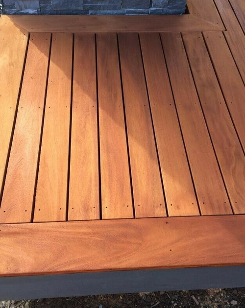 135 x 19 White Mahogany Decking Feature Grade