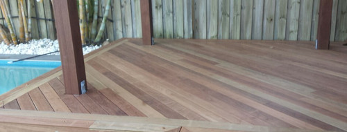 86 x 19 Grey Ironbark Decking Feature Grade