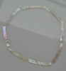 1pc Australian Greenlip abalone strips curved 1.6x25x1.3x120mm