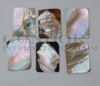 1pc Black abalone rectangle cabochons 30x40x2mm
