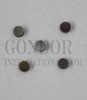1pc Black MOP dots 2.5x1.3mm