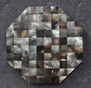 1pc Black MOP octagonal tile 150x150mm 15x15mm