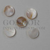 1pc Brown mussel dots 6x1.3mm