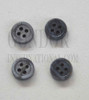 1pc Fresh Water Pearl button grey 4H 14Lx3mm