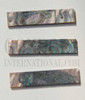 1pc Green abalone blanks 9x42x1mm