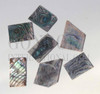 1oz Green abalone blanks mix size 1.5mm