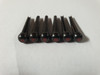 1 set Guitar bridge pins Size 2A Ebony with bloody jasper dot
