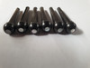 1 set Guitar bridge pins Size 2A Ebony W. MOP dot
