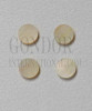 1pc Gold MOP dots 6.35 (1/4") x1.3mm