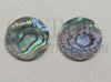 1pc Paua dots 18x1.3mm