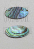 1pc Paua oval blanks 8x20x1.5mm