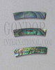 1pc Paua strips curved 4.76x25x1.3x110mm