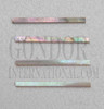 1pc Red abalone strips straight 1.2x25x1.5mm