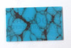 Arizona Turquoise J081 reconstituted stone blanks 30 x 50 x 1.5mm suitable for inlay. Can be cut with standard cutting tools - jewellery saw similar in characteristics to mother of pearl (hardness approx. 3. Can be sanded and polished same way as shell material. All pcs are A grade good on both sides.