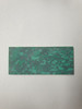 Malachite H01 reconstituted stone blanks 30 x 70 x 1.5mm suitable for inlay. Can be cut with standard cutting tools - jewellery saw similar in characteristics to mother of pearl (hardness approx. 3. Can be sanded and polished same way as shell material. All pcs are A grade good on both sides.