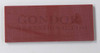 1pc Red Dino Bone CH1A1 reconstituted stone blanks 30 x 80 x 3.5mm