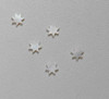 1pc White MOP 7p star 7x1.5mm