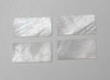1pc White MOP blanks 30x50x1.3mm