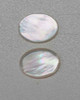1pc White MOP cabochons oval 15x20x2.5mm