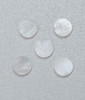 1pc White MOP dots 10.5x1.3mm