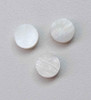 1pc White MOP dots 8.5x1.3mm