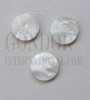 1pc White MOP discs polished 1 side 20x0.5mm