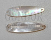 1pc White MOP fishing lures 16x60mm