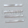 1pc White MOP strips straight 2x25x1.3mm