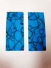 1pc Turquoise CH2A6 reconstituted stone blanks polished 30x70x1.5mm