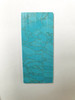 Turquoise Aqua CH1H5 reconstituted stone blanks 30 x 70 x 1.5mm suitable for inlay. Can be cut with standard cutting tools - jewellery saw similar in characteristics to mother of pearl (hardness approx. 3. Can be sanded and polished same way as shell material. All pcs are A grade good on both sides.