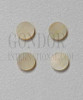 Gold MOP dots 11mm diameter 1.3mm thickness are round flat shell pcs cut to precise diameter and thickness. Ideal for use in inlay applications - for fretboard markers and general inlay or jewellery decorations. All pcs are A grade.