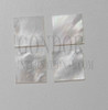White Mother of Pearl flat nut blanks size 30mm (1.18") width x 30mm (1.18") length x 1.5mm (0.06") thickness A grade good on both sides.polished  both sides
