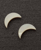 White MOP inlay crescent moon 5 x 17 x 1.5mms. Some uses include fretboard markers, musical instrument inlay, furniture inlay and other general decorative inlay and jewellery applications. All pcs are A grade.