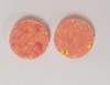 Opal dots OP24 8 x 1.3mm flat pcs made to specific diameter and thickness made from manufactured opal suitable for inlay, fretboard markers, jewellery, Opal dots can be worked same way as mother of pearl and are of similar hardness.