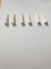 1 set Guitar bridge pins Size 2A bone with brass + Paua dot
