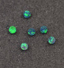 Opal dots OP19 1.5 x 1.3mm flat pcs made to specific diameter and thickness made from manufactured opal suitable for inlay, fingerboard markers, jewellery, Opal dots can be worked same way as mother of pearl and are of similar hardness.