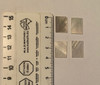 White Mother of Pearl flat inlay blanks polished 1 size 12mm (0.472) width x 16mm (0.63") length x 1mm (0.04") thickness A grade clean on both sides.