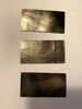 Black Mother of Pearl flat inlay blanks size 22mm (0.86") width x 42mm (1.65") length x 0.5mm (0.02") thickness A grade. polished 1 side