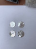 White Mother of Pearl polished discs both sides 25.4mm (1") diameter x 1.3mm (0.05") thickness  - round flat shell pcs cut to precise diameter and thickness. Ideal for inlay applications, watch dials and jewellery decorations. All discs are A grade good on both sides.<br />