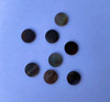 Black Mother of Pearl shell dots 14mm diameter 1.3mm thickness polished on 2 sides round flat shell pcs cut to precise diameter and thickness. Ideal for use in watch dials, inlay applications jewellery decorations. All pcs are A grade.