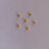 Yellow Stone LEMCW2 reconstituted stone dots 2 x 1.5mm - round flat pcs cut to precise diameter and thickness. Ideal for use in inlay applications - for fretboard markers, and general inlay or jewellery decorations. All dots are A grade good on both sides.