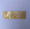 1pc Gold MOP inlay feather blanks 30x70-90x1.6mm