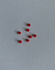Red stone ICOR14 dots 2mm diameter x 1.5mm thickness - round flat pcs cut to precise diameter and thickness. Ideal for use in inlay applications - for fretboard markers, and general inlay or jewellery decorations. All dots are A grade good on both sides.