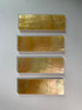 Gold MOP flat inlay blanks size 22mm (0.87") width x 40mm (2.63) length x 2.5mm (0.1") thickness A grade polished 1 side.